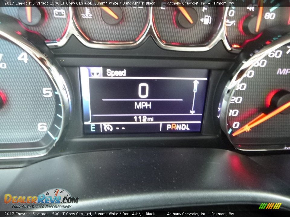 2017 Chevrolet Silverado 1500 LT Crew Cab 4x4 Summit White / Dark Ash/Jet Black Photo #20