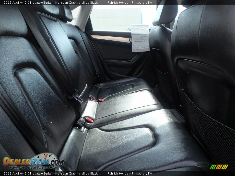 2012 Audi A4 2.0T quattro Sedan Monsoon Gray Metallic / Black Photo #15