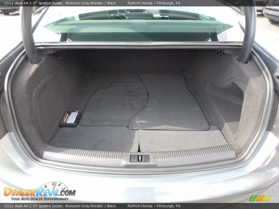 2012 Audi A4 2.0T quattro Sedan Monsoon Gray Metallic / Black Photo #16