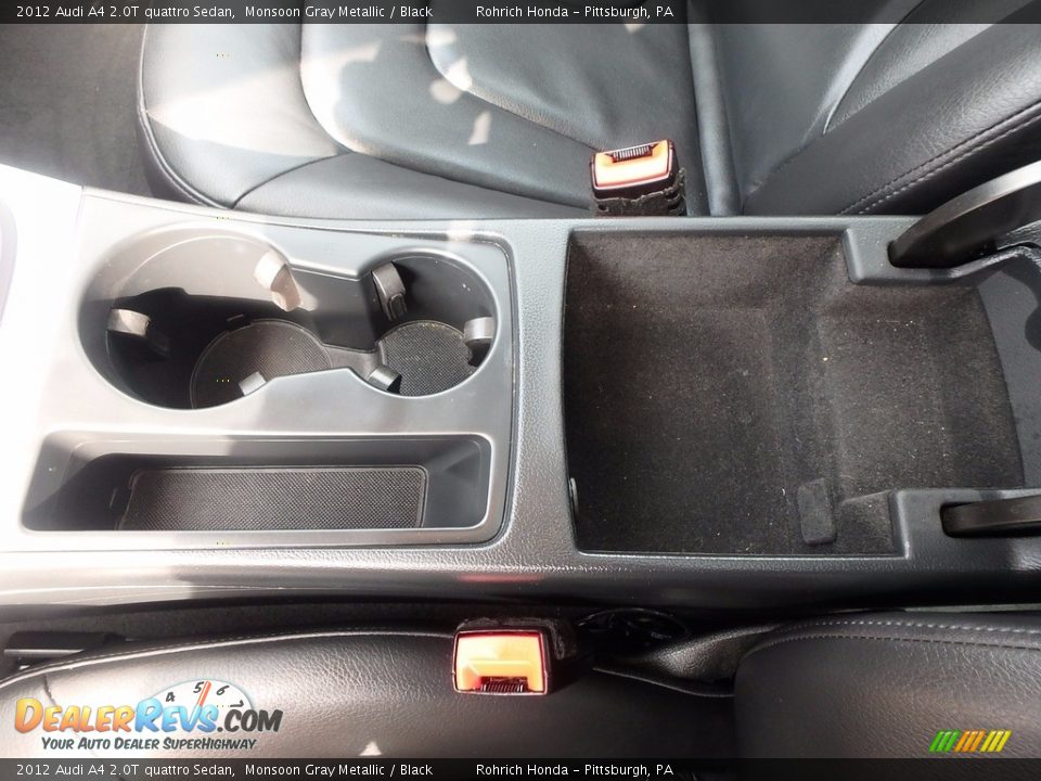2012 Audi A4 2.0T quattro Sedan Monsoon Gray Metallic / Black Photo #24
