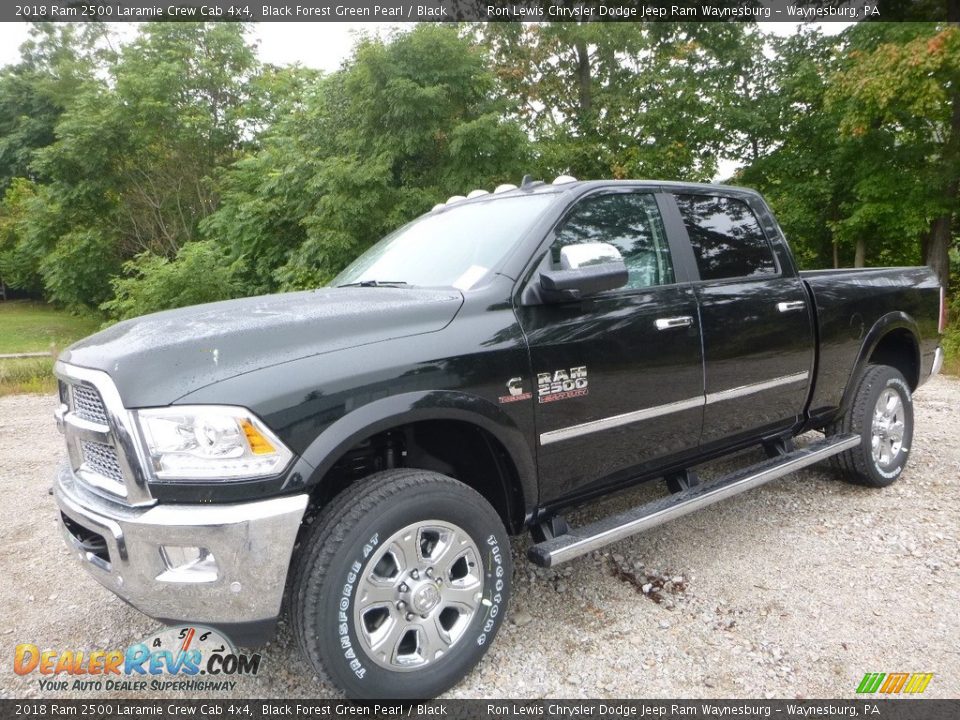 2018 Ram 2500 Laramie Crew Cab 4x4 Black Forest Green Pearl / Black Photo #1