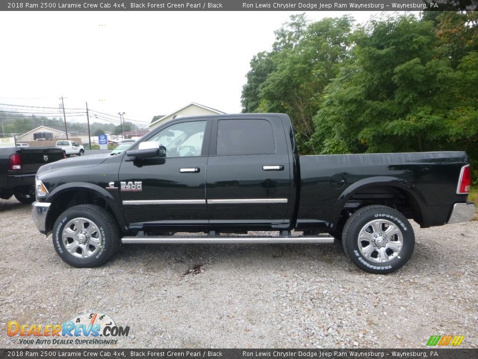 2018 Ram 2500 Laramie Crew Cab 4x4 Black Forest Green Pearl / Black Photo #2