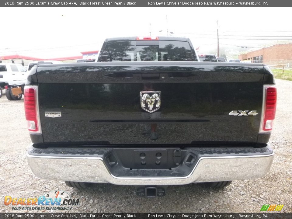 2018 Ram 2500 Laramie Crew Cab 4x4 Black Forest Green Pearl / Black Photo #4