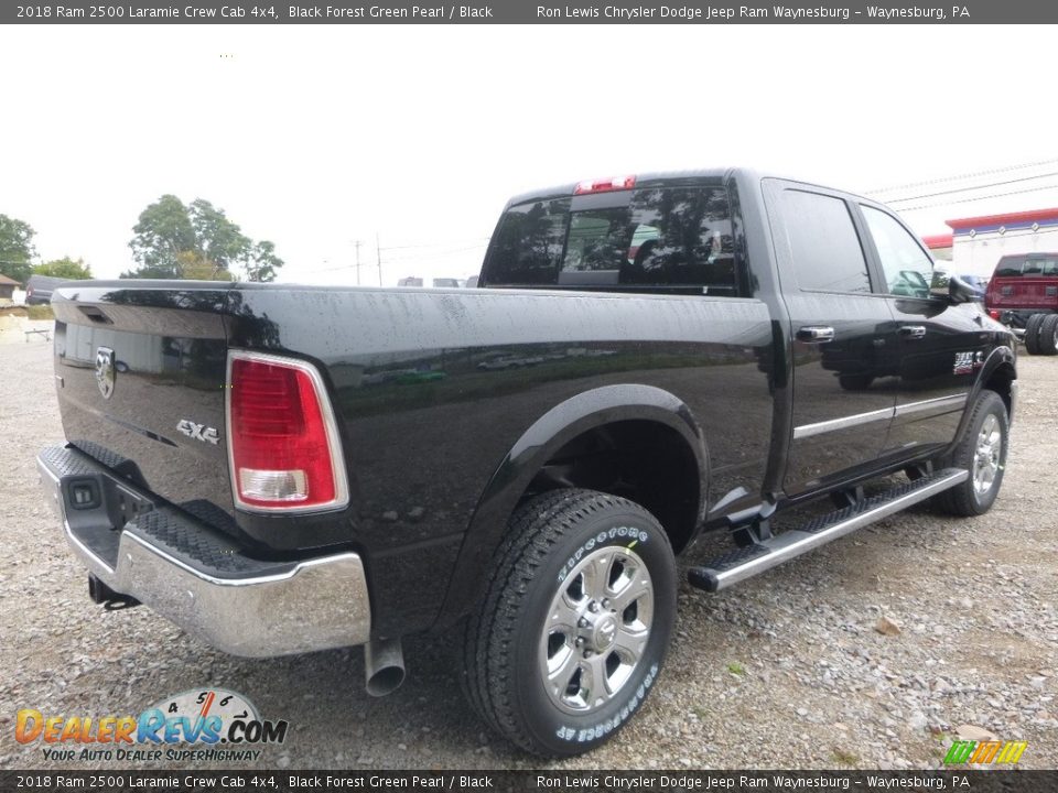 2018 Ram 2500 Laramie Crew Cab 4x4 Black Forest Green Pearl / Black Photo #5