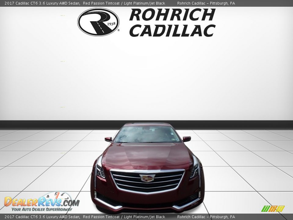 2017 Cadillac CT6 3.6 Luxury AWD Sedan Red Passion Tintcoat / Light Platinum/Jet Black Photo #8