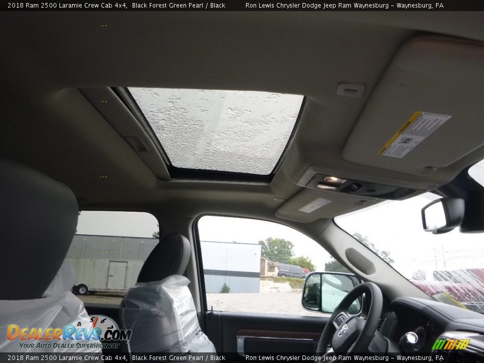 2018 Ram 2500 Laramie Crew Cab 4x4 Black Forest Green Pearl / Black Photo #11