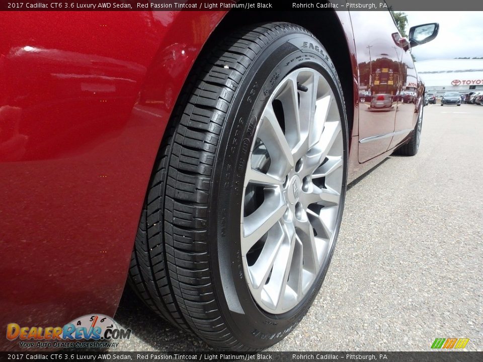 2017 Cadillac CT6 3.6 Luxury AWD Sedan Red Passion Tintcoat / Light Platinum/Jet Black Photo #12