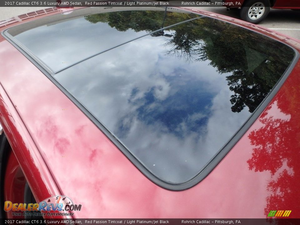 2017 Cadillac CT6 3.6 Luxury AWD Sedan Red Passion Tintcoat / Light Platinum/Jet Black Photo #14