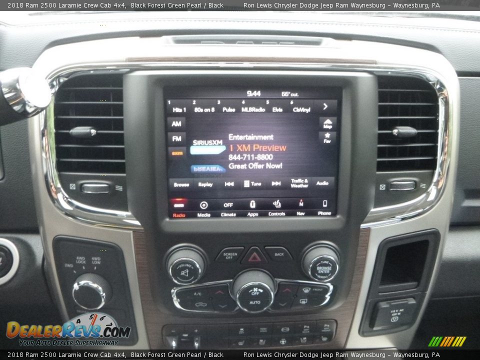 2018 Ram 2500 Laramie Crew Cab 4x4 Black Forest Green Pearl / Black Photo #17