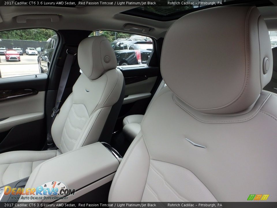 2017 Cadillac CT6 3.6 Luxury AWD Sedan Red Passion Tintcoat / Light Platinum/Jet Black Photo #17