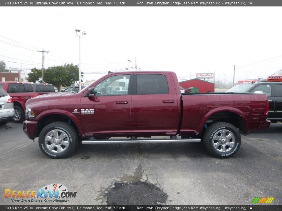 Delmonico Red Pearl 2018 Ram 2500 Laramie Crew Cab 4x4 Photo #2