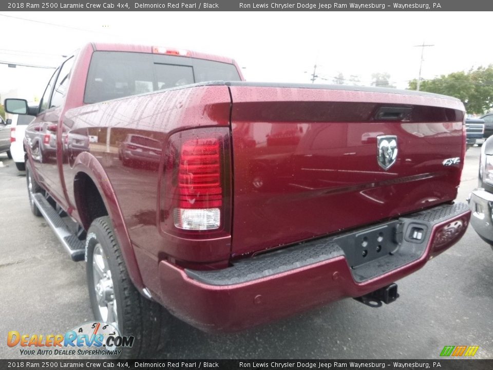 2018 Ram 2500 Laramie Crew Cab 4x4 Delmonico Red Pearl / Black Photo #3