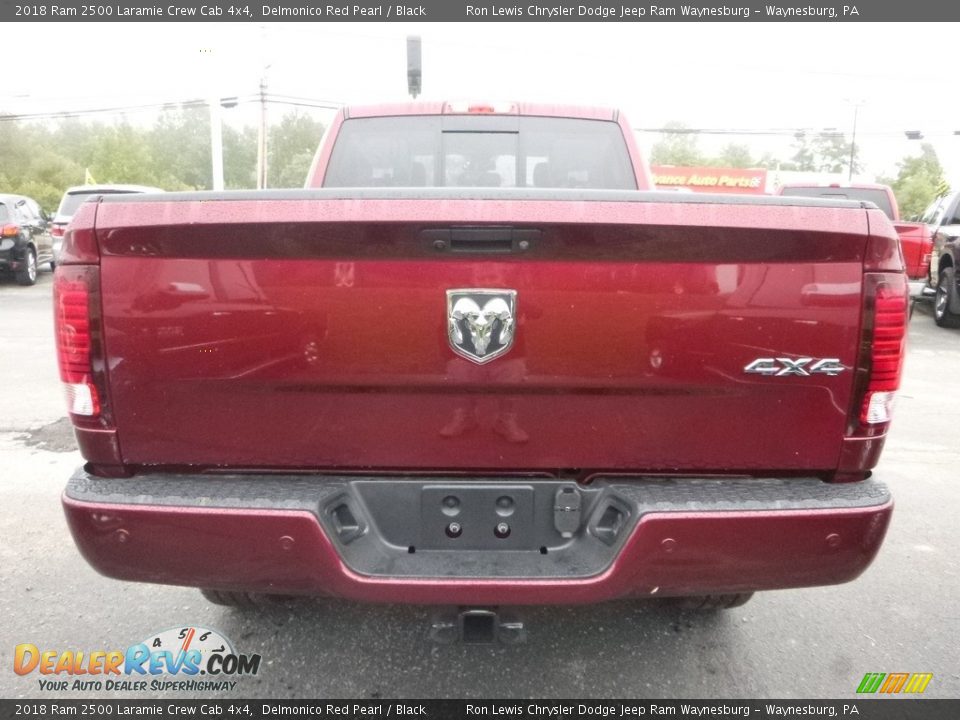 2018 Ram 2500 Laramie Crew Cab 4x4 Delmonico Red Pearl / Black Photo #4