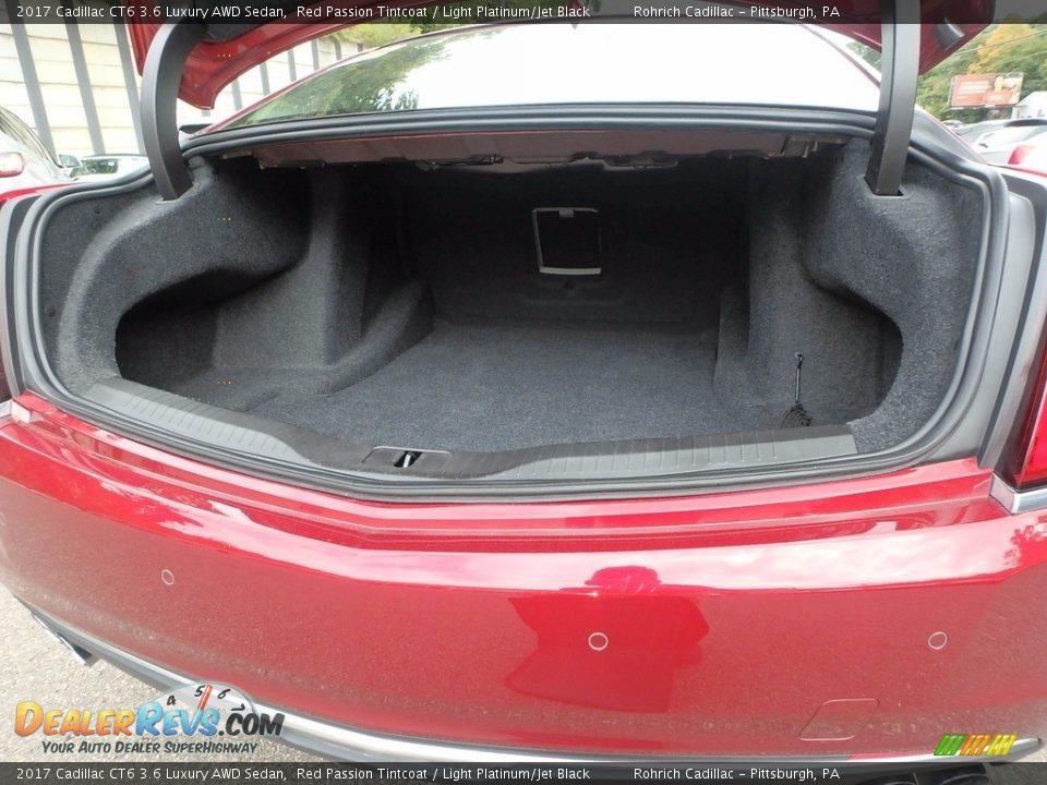 2017 Cadillac CT6 3.6 Luxury AWD Sedan Red Passion Tintcoat / Light Platinum/Jet Black Photo #22