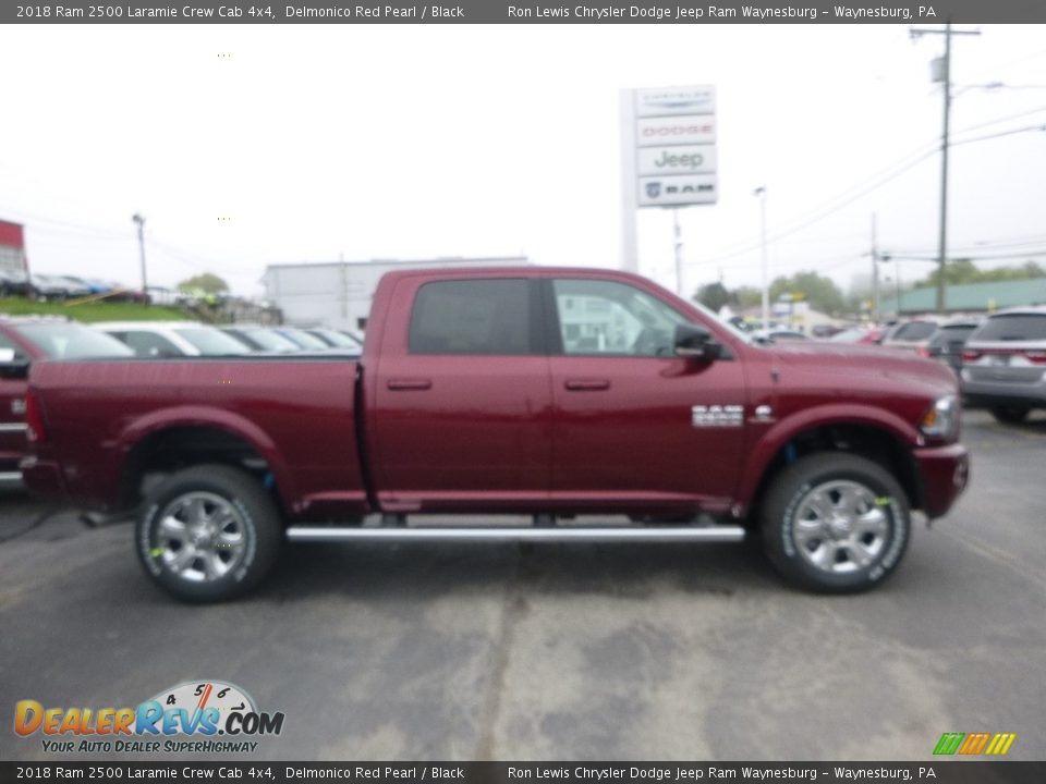 2018 Ram 2500 Laramie Crew Cab 4x4 Delmonico Red Pearl / Black Photo #6