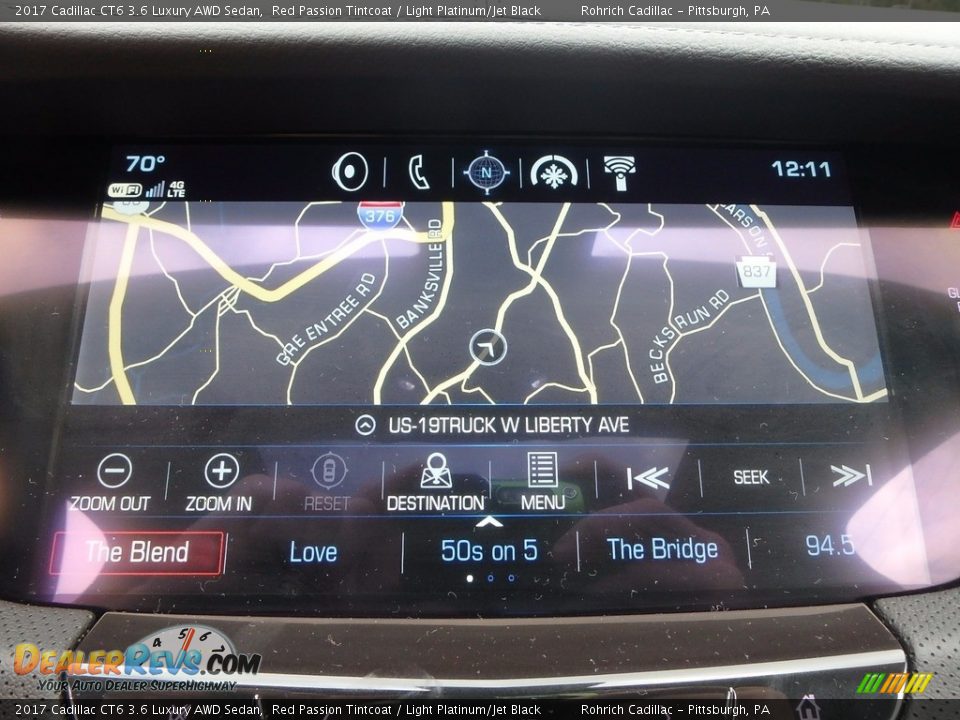 2017 Cadillac CT6 3.6 Luxury AWD Sedan Red Passion Tintcoat / Light Platinum/Jet Black Photo #24