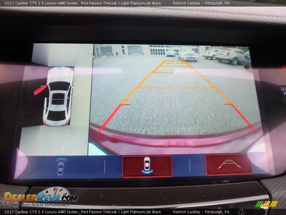 2017 Cadillac CT6 3.6 Luxury AWD Sedan Red Passion Tintcoat / Light Platinum/Jet Black Photo #25