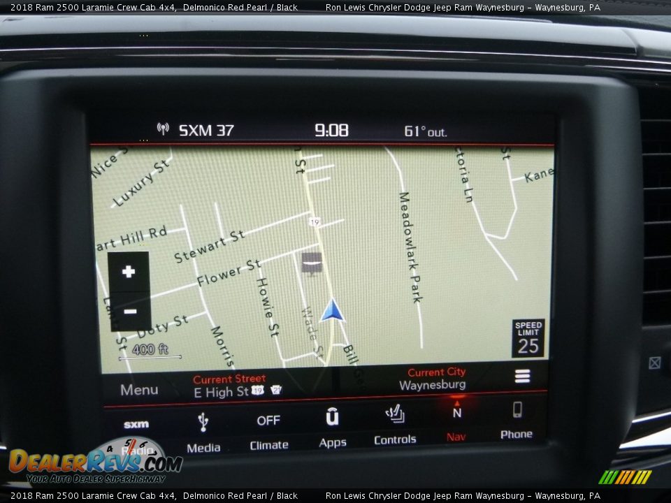 Navigation of 2018 Ram 2500 Laramie Crew Cab 4x4 Photo #18