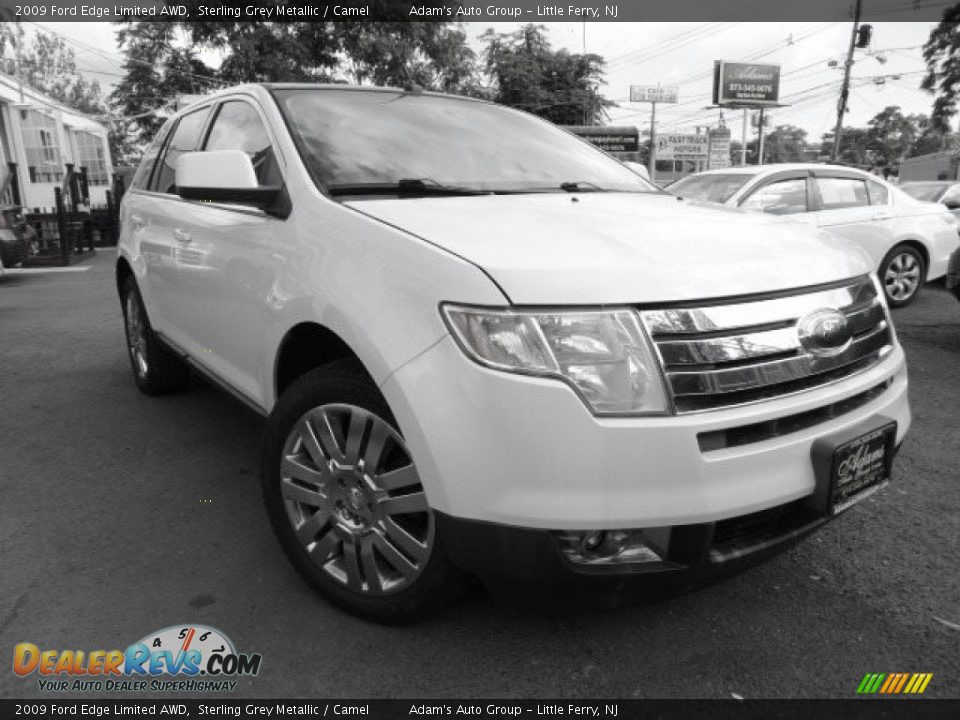 2009 Ford Edge Limited AWD Sterling Grey Metallic / Camel Photo #1
