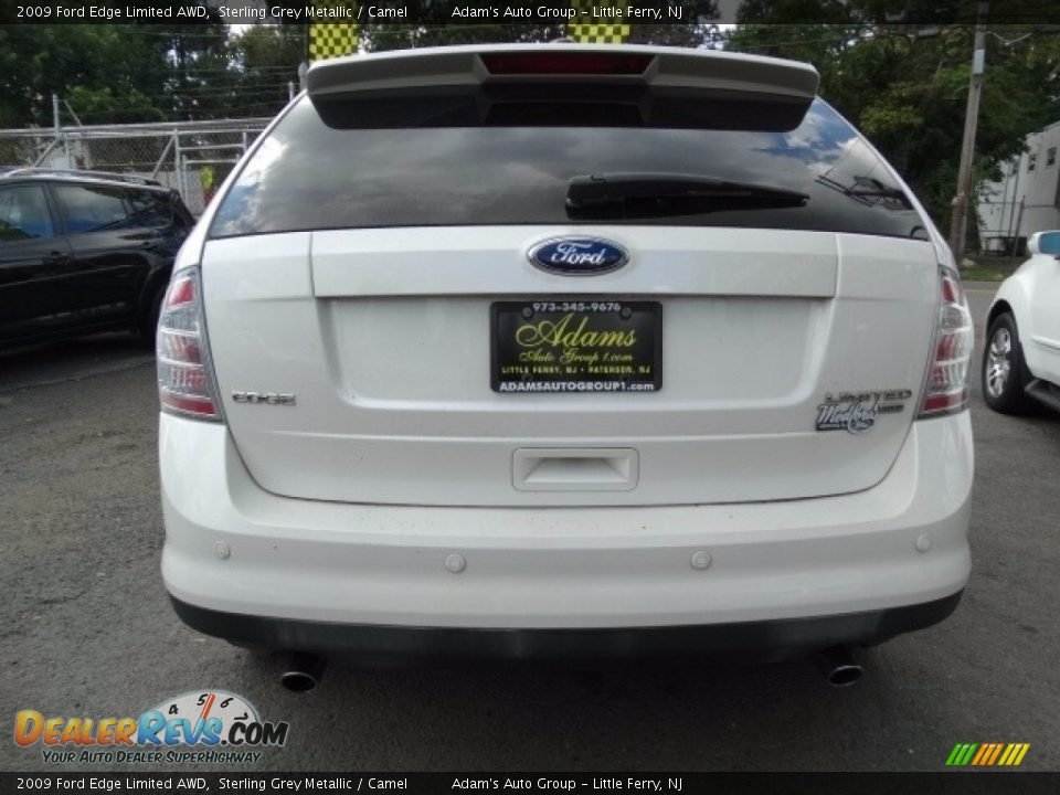 2009 Ford Edge Limited AWD Sterling Grey Metallic / Camel Photo #5