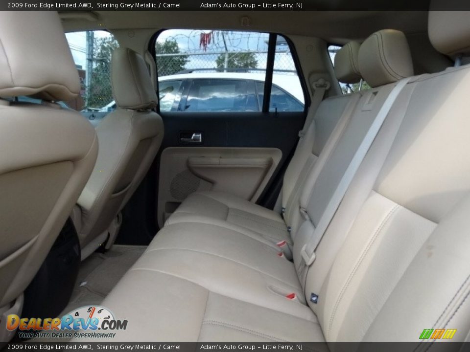 2009 Ford Edge Limited AWD Sterling Grey Metallic / Camel Photo #14