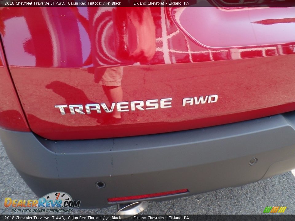 2018 Chevrolet Traverse LT AWD Cajun Red Tintcoat / Jet Black Photo #10