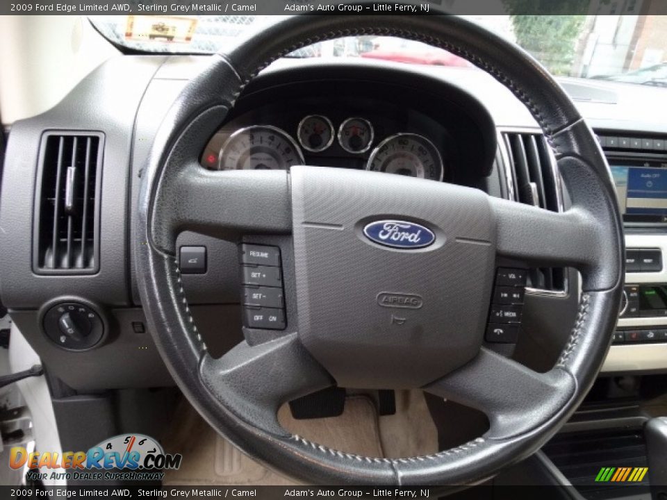 2009 Ford Edge Limited AWD Sterling Grey Metallic / Camel Photo #22