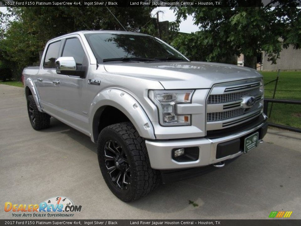 2017 Ford F150 Platinum SuperCrew 4x4 Ingot Silver / Black Photo #2