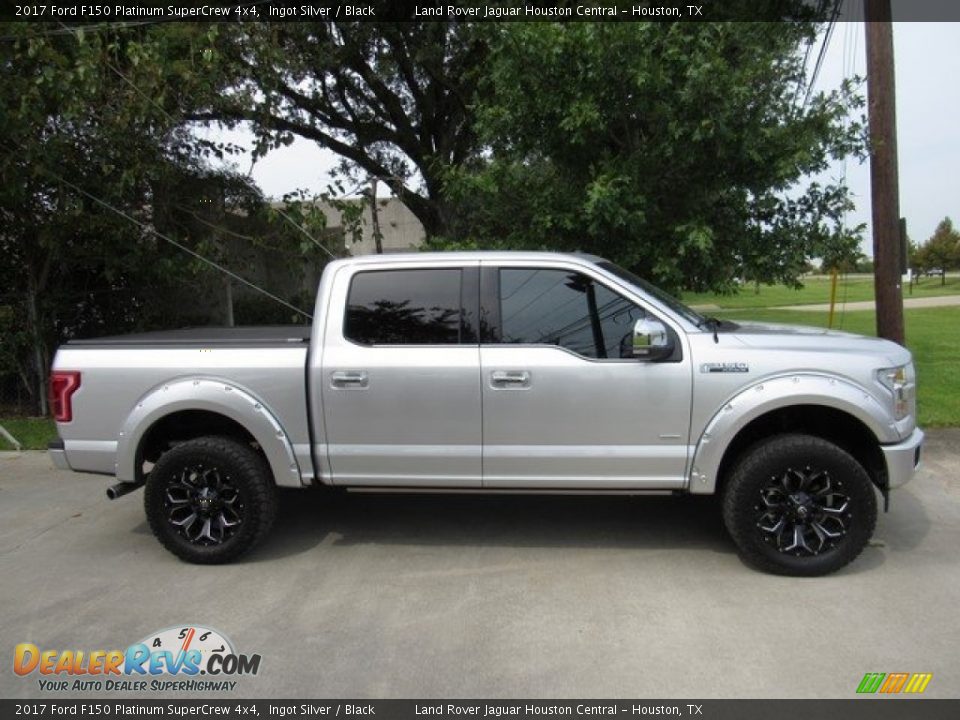 2017 Ford F150 Platinum SuperCrew 4x4 Ingot Silver / Black Photo #6