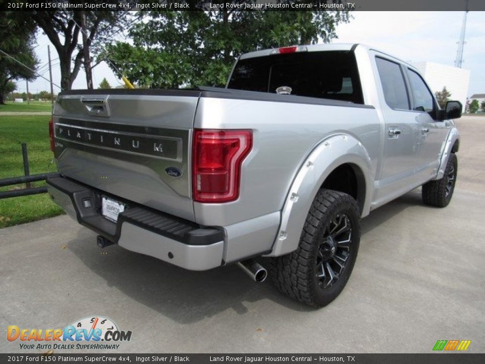 2017 Ford F150 Platinum SuperCrew 4x4 Ingot Silver / Black Photo #7