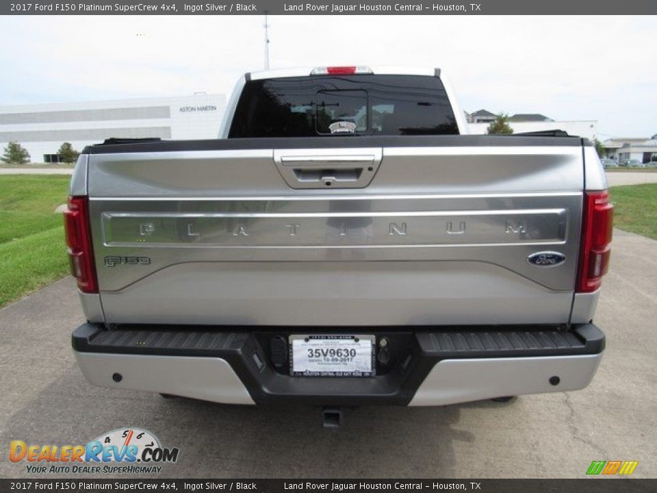 2017 Ford F150 Platinum SuperCrew 4x4 Ingot Silver / Black Photo #8