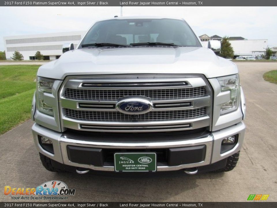 2017 Ford F150 Platinum SuperCrew 4x4 Ingot Silver / Black Photo #10