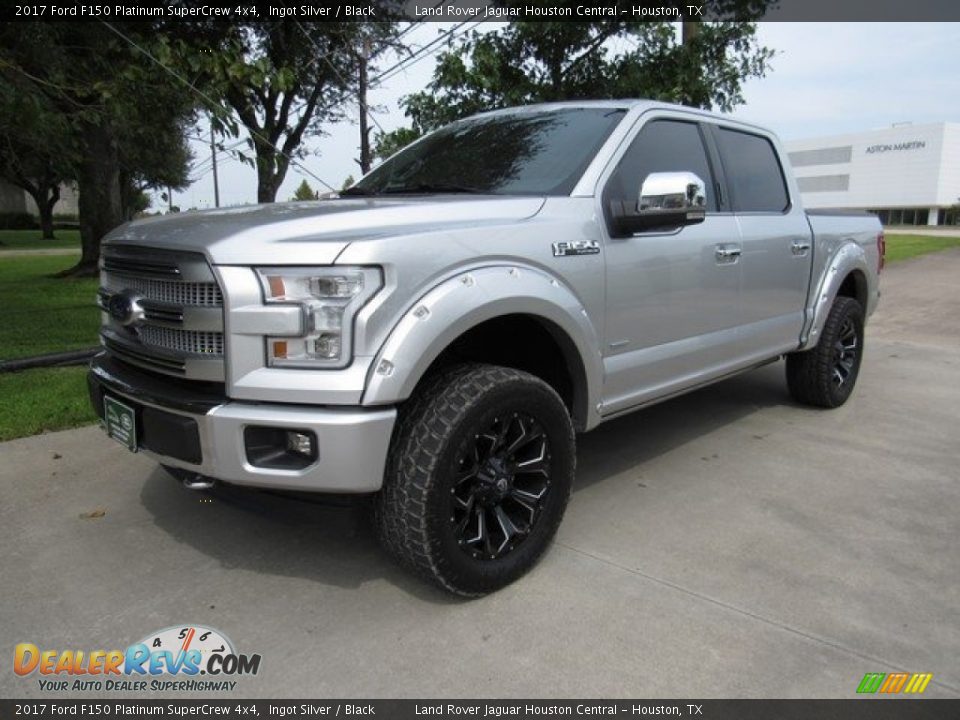 2017 Ford F150 Platinum SuperCrew 4x4 Ingot Silver / Black Photo #11