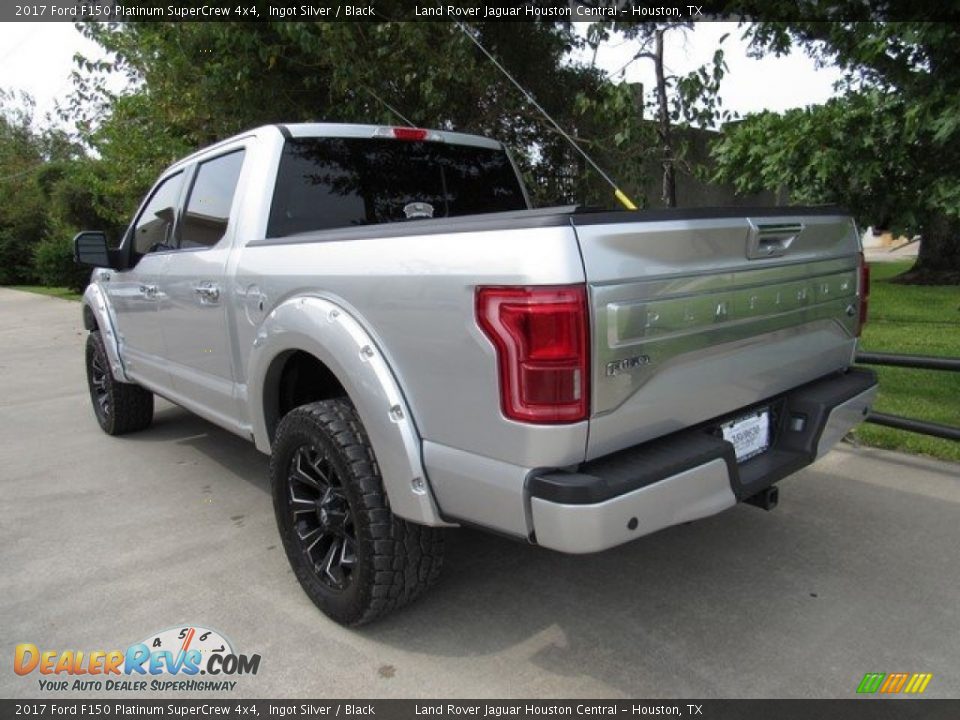 2017 Ford F150 Platinum SuperCrew 4x4 Ingot Silver / Black Photo #13