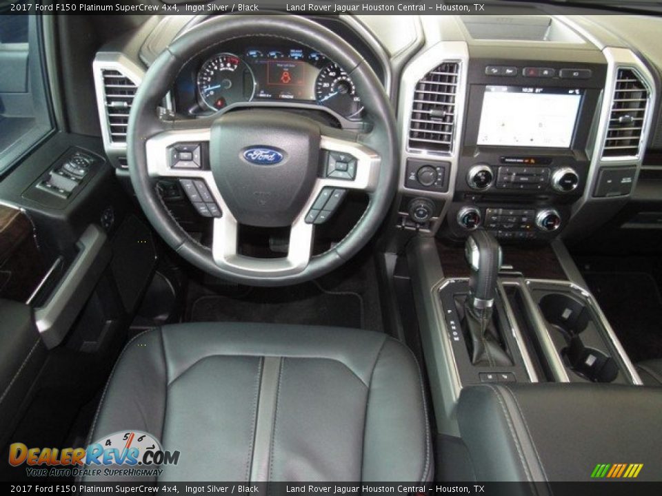 2017 Ford F150 Platinum SuperCrew 4x4 Ingot Silver / Black Photo #15