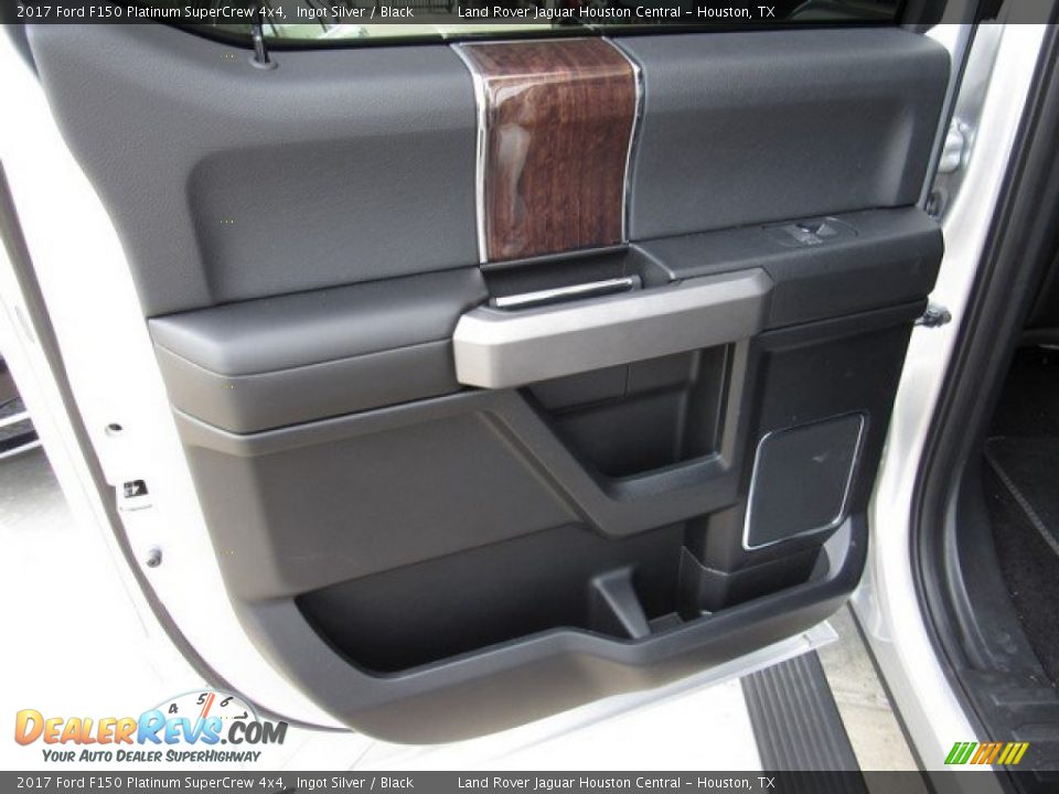 2017 Ford F150 Platinum SuperCrew 4x4 Ingot Silver / Black Photo #22