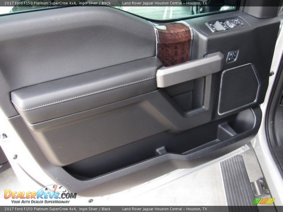 2017 Ford F150 Platinum SuperCrew 4x4 Ingot Silver / Black Photo #23