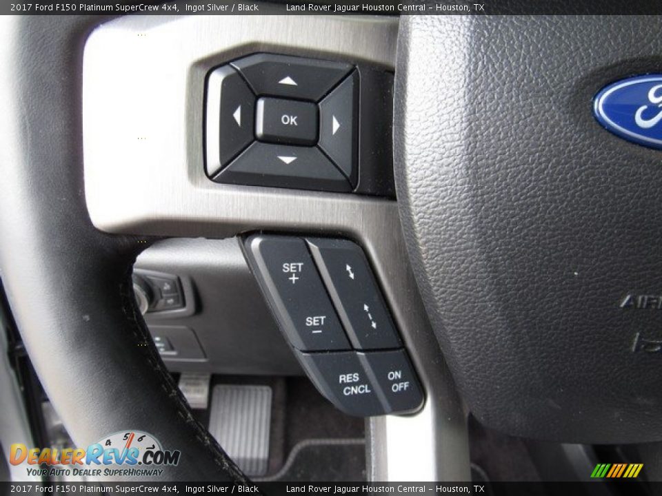 2017 Ford F150 Platinum SuperCrew 4x4 Ingot Silver / Black Photo #27