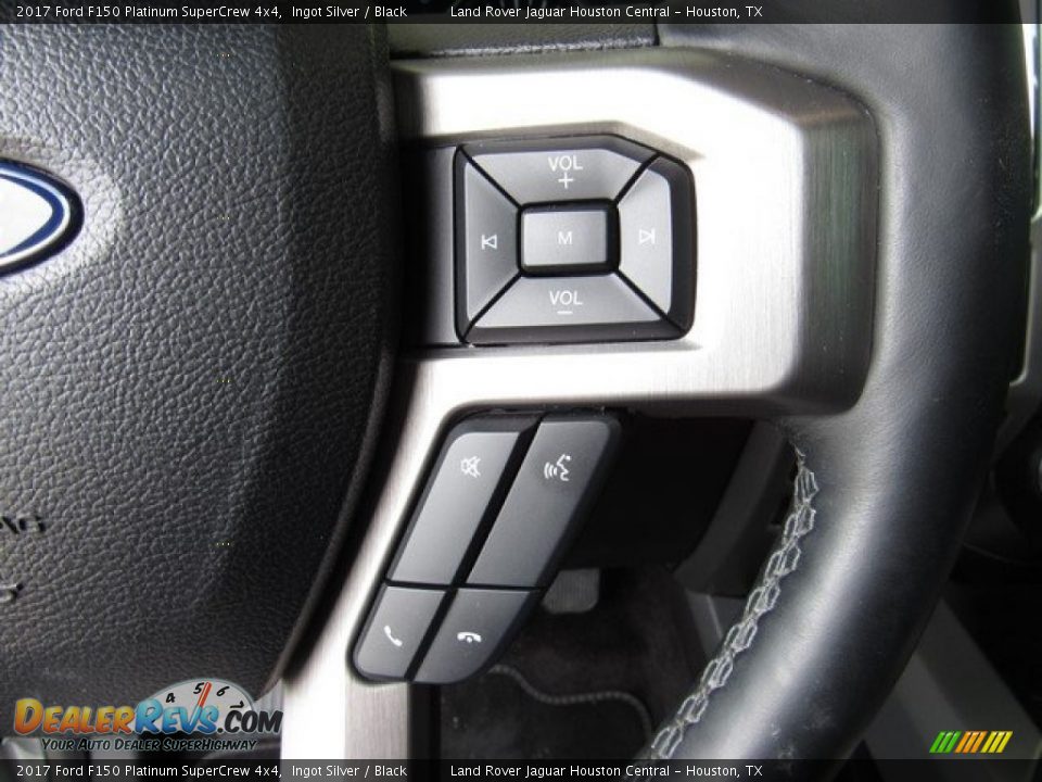 2017 Ford F150 Platinum SuperCrew 4x4 Ingot Silver / Black Photo #28
