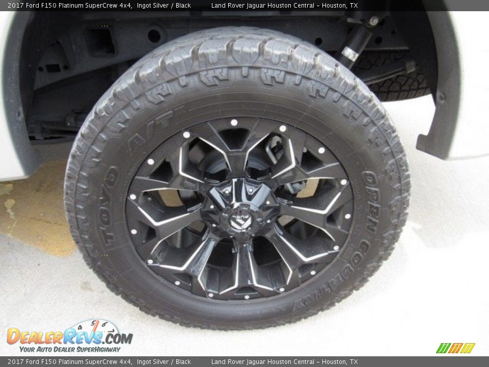 2017 Ford F150 Platinum SuperCrew 4x4 Ingot Silver / Black Photo #36