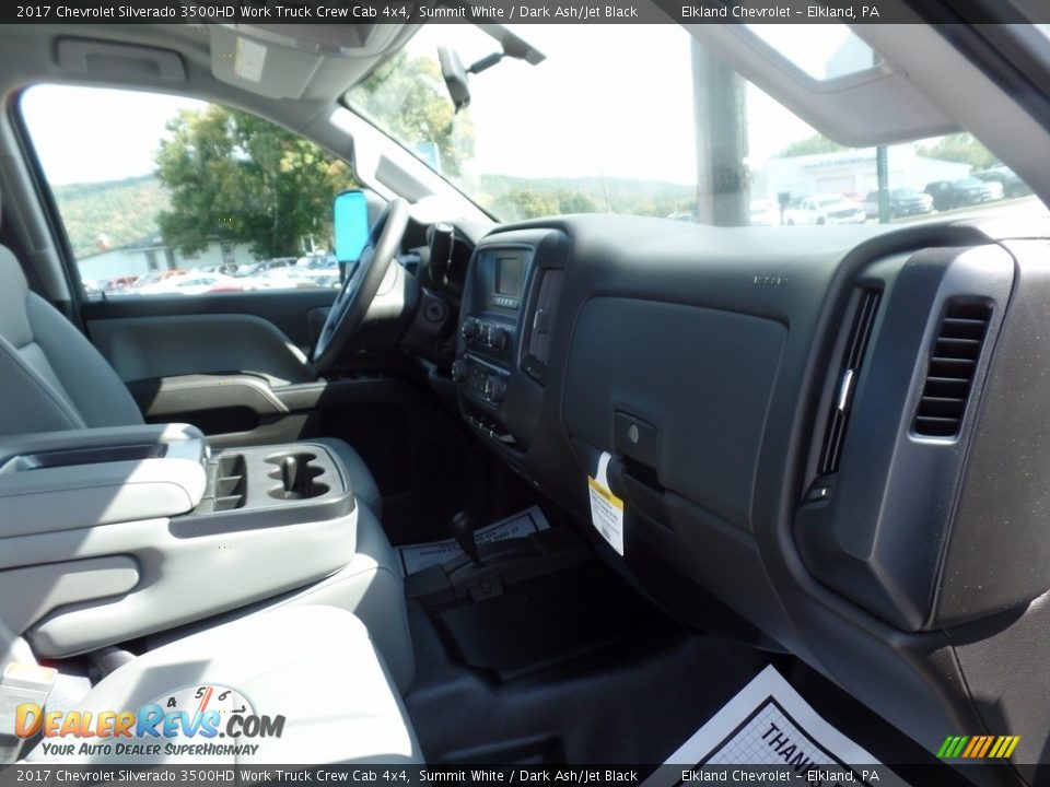 2017 Chevrolet Silverado 3500HD Work Truck Crew Cab 4x4 Summit White / Dark Ash/Jet Black Photo #16