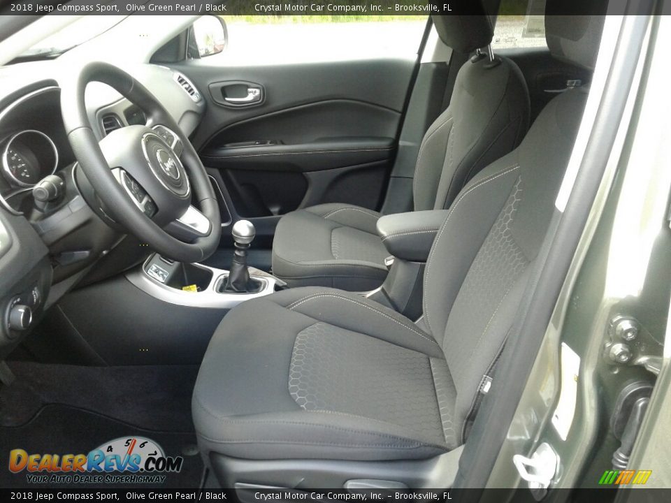 2018 Jeep Compass Sport Olive Green Pearl / Black Photo #9