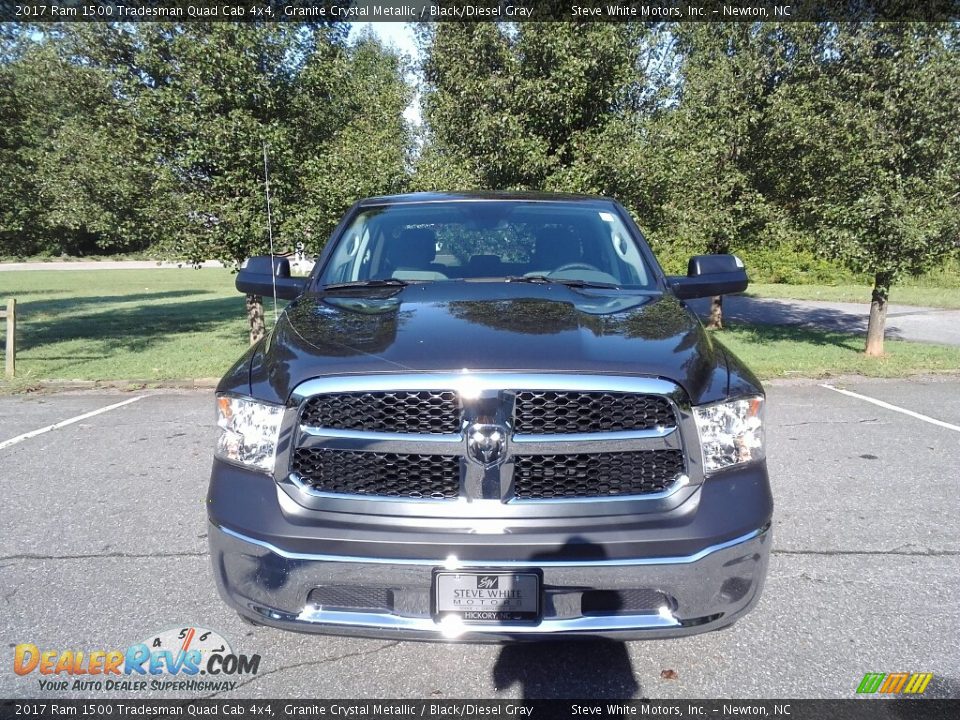 2017 Ram 1500 Tradesman Quad Cab 4x4 Granite Crystal Metallic / Black/Diesel Gray Photo #3
