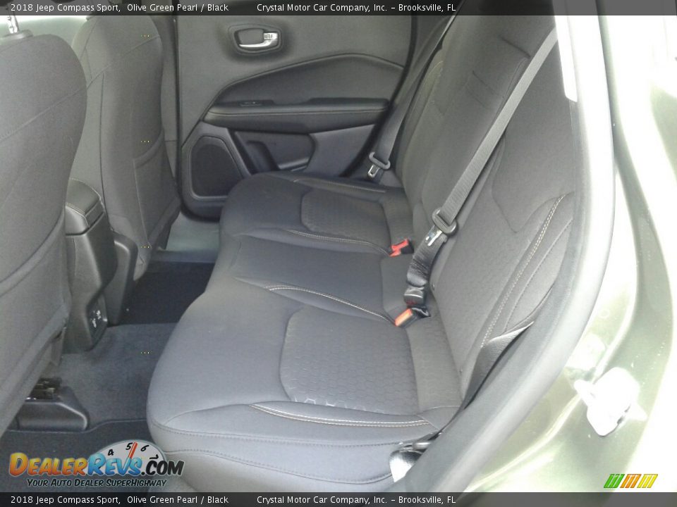 2018 Jeep Compass Sport Olive Green Pearl / Black Photo #10