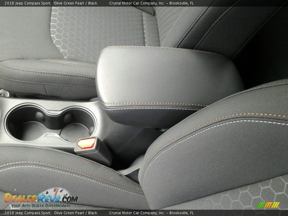 2018 Jeep Compass Sport Olive Green Pearl / Black Photo #18