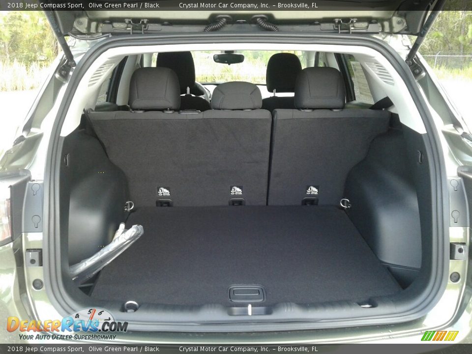 2018 Jeep Compass Sport Olive Green Pearl / Black Photo #19