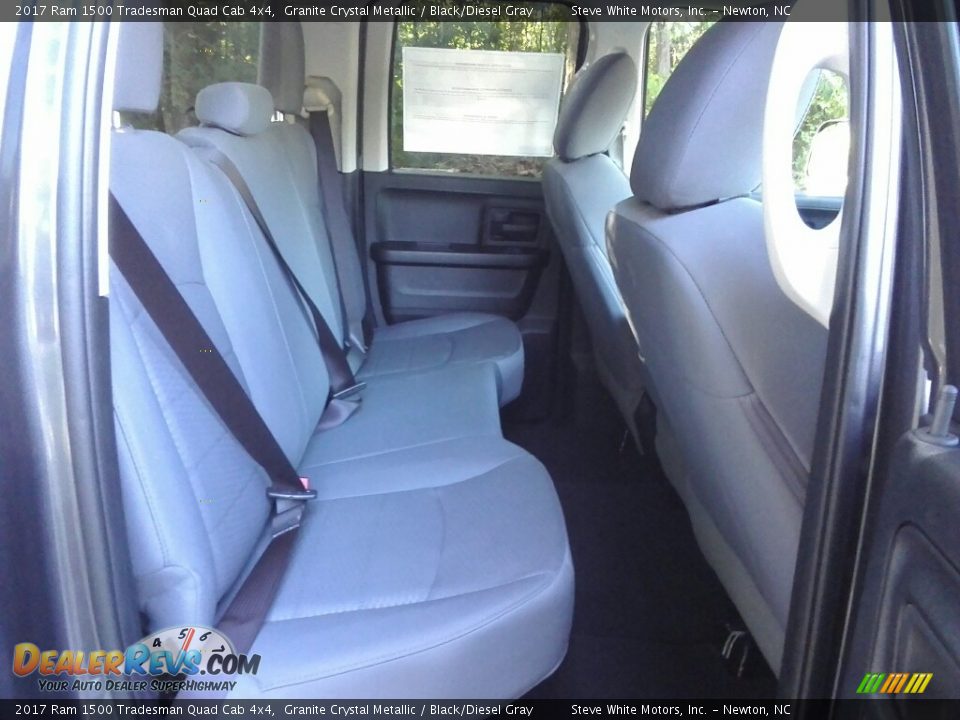 2017 Ram 1500 Tradesman Quad Cab 4x4 Granite Crystal Metallic / Black/Diesel Gray Photo #12