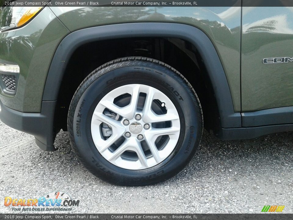 2018 Jeep Compass Sport Olive Green Pearl / Black Photo #20
