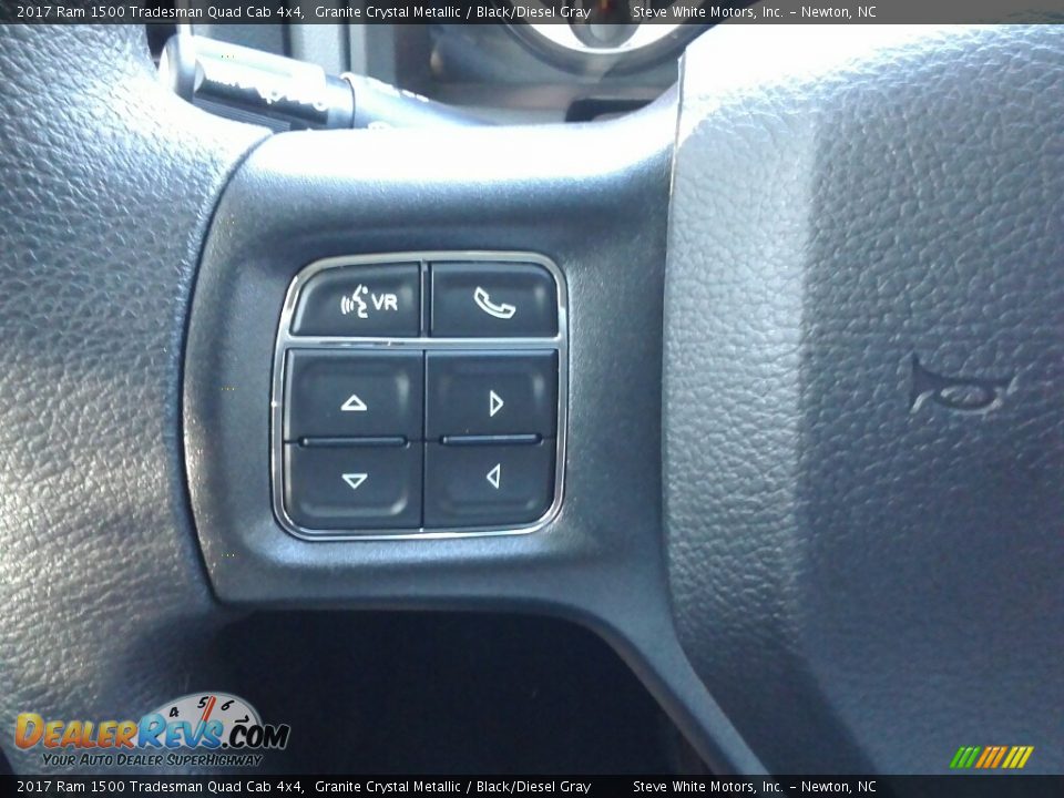2017 Ram 1500 Tradesman Quad Cab 4x4 Granite Crystal Metallic / Black/Diesel Gray Photo #16