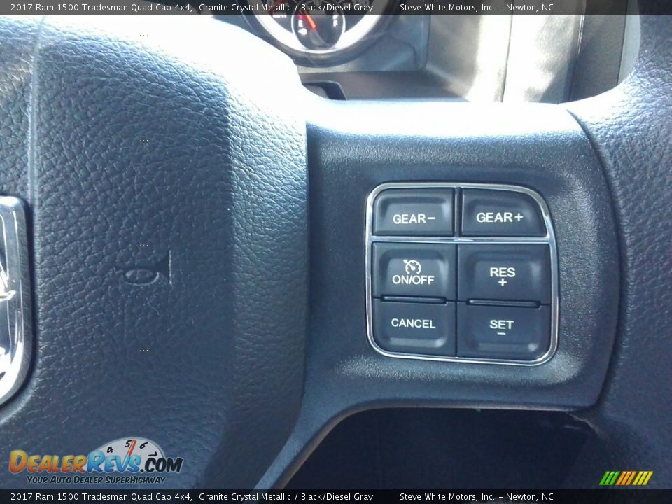 2017 Ram 1500 Tradesman Quad Cab 4x4 Granite Crystal Metallic / Black/Diesel Gray Photo #17